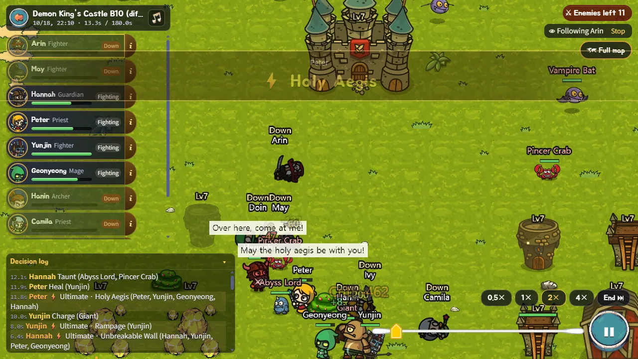 Replay every battle