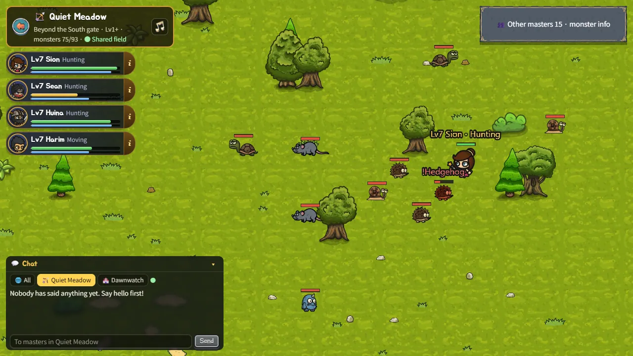 Hunt together and take down world bosses