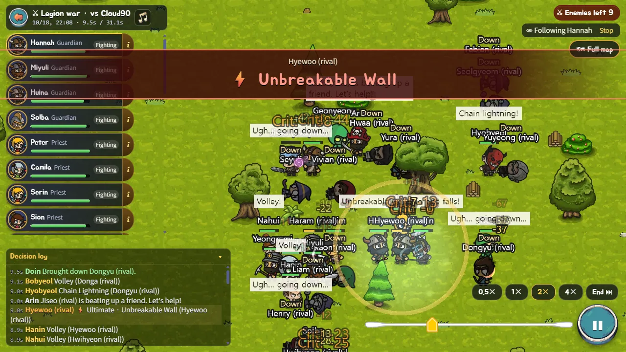 30-vs-30 legion wars